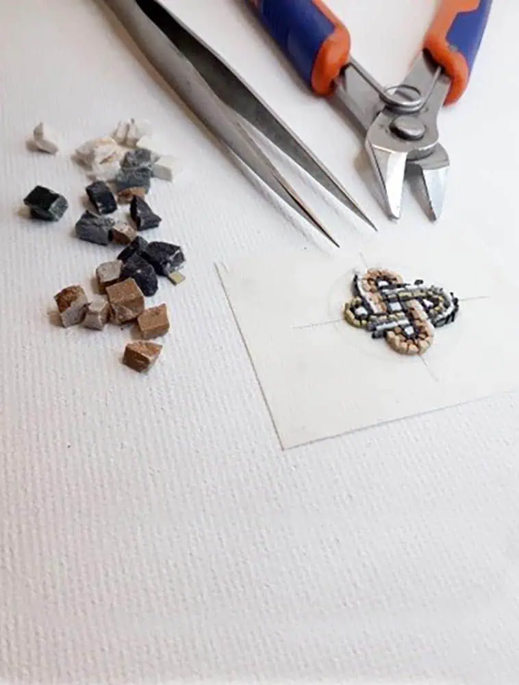 Galassia how it's made 1 Galassia how its made 1 micro mosaic jewelery