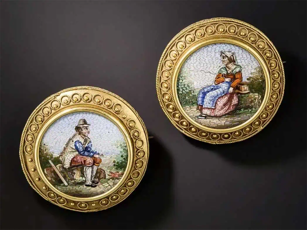 History of Micro-Mosaic Jewelry