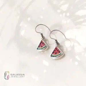 watermelon earrings